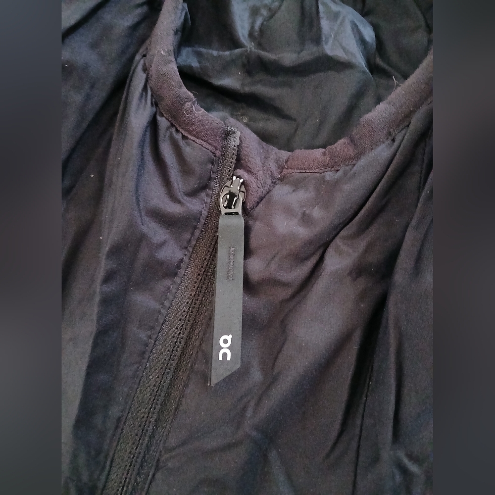 Men's Black Hooded Raincoat - Picture 4 of 6